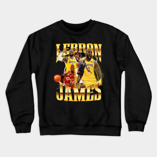 Lebron James Crewneck Sweatshirt by Orang Pea